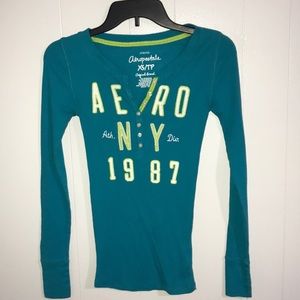 Women’s Aeropostale long-sleeve top.